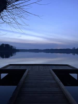 Steg am Krickenbecker See