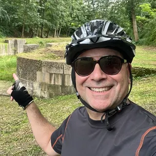 Frank mit dem Rad am Niederrhein